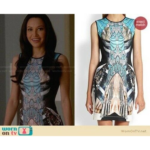 Clover Canyon All That Jazz Scuba Dress Neoprene S - Picture 9 of 10